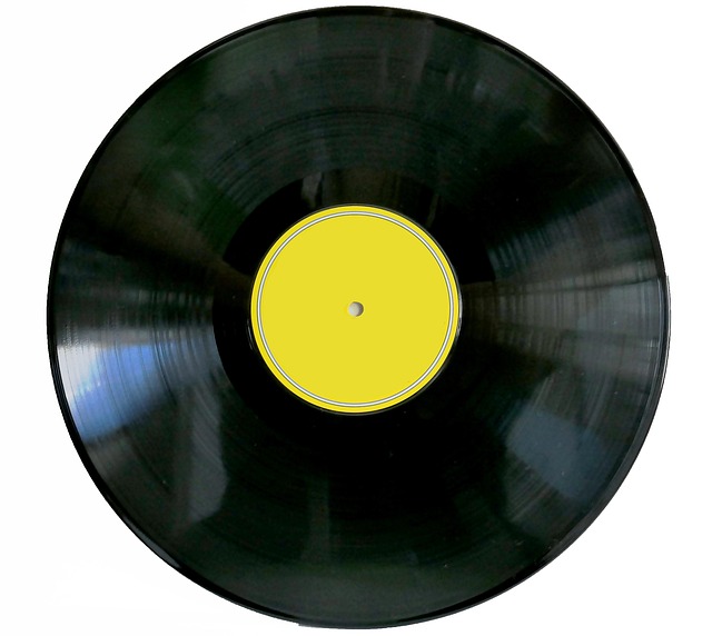 a picture of a vinyl record
